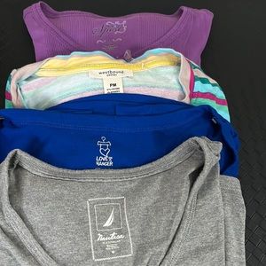 Bundle of 4 short sleeve t-shirts for woman